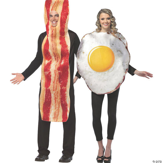 Adult Bacon and Egg Couple Costumes