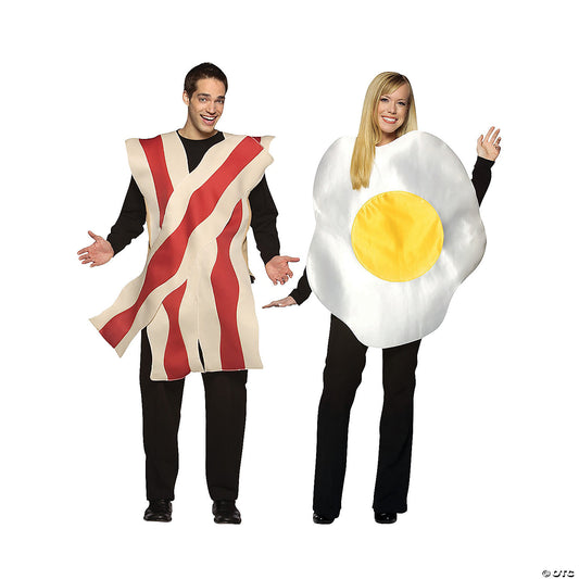 Adult Bacon & Egg Couples Costume