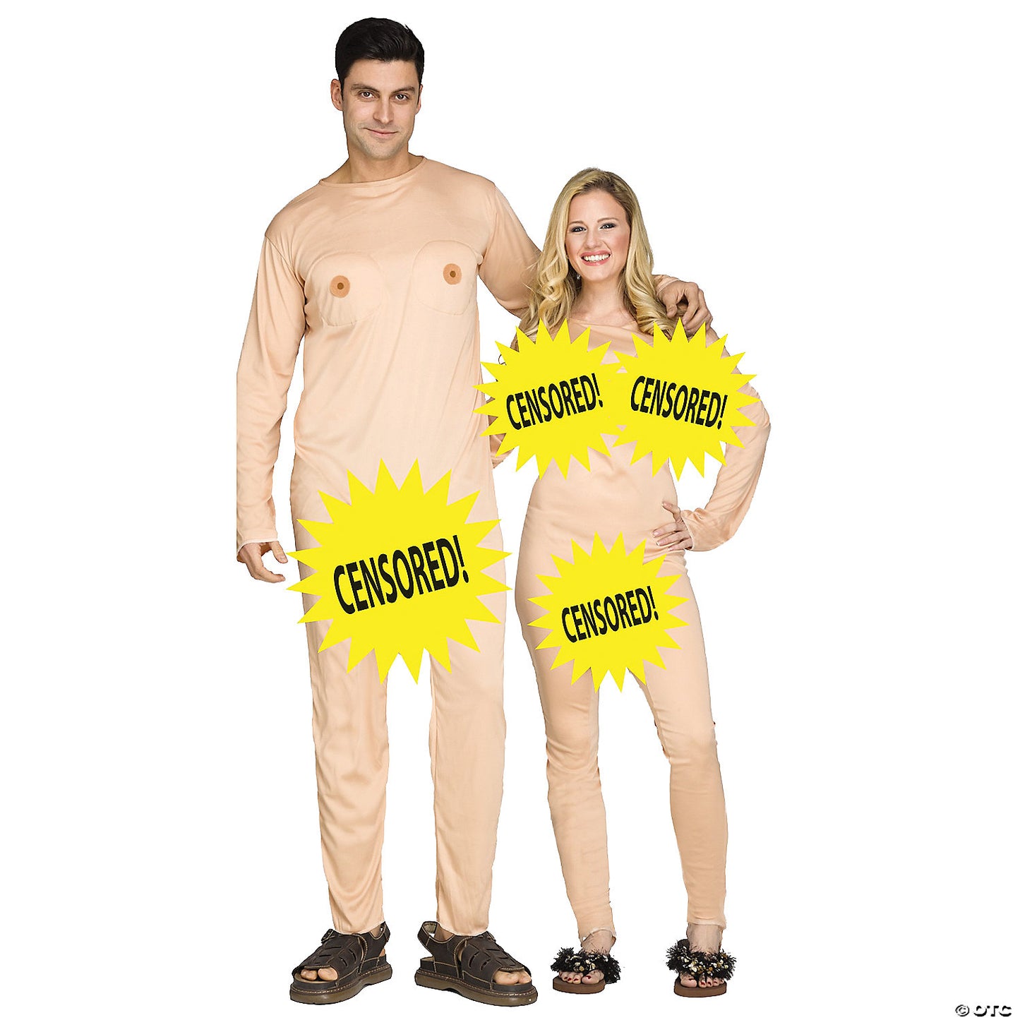 Adult Nudist Couple Costume