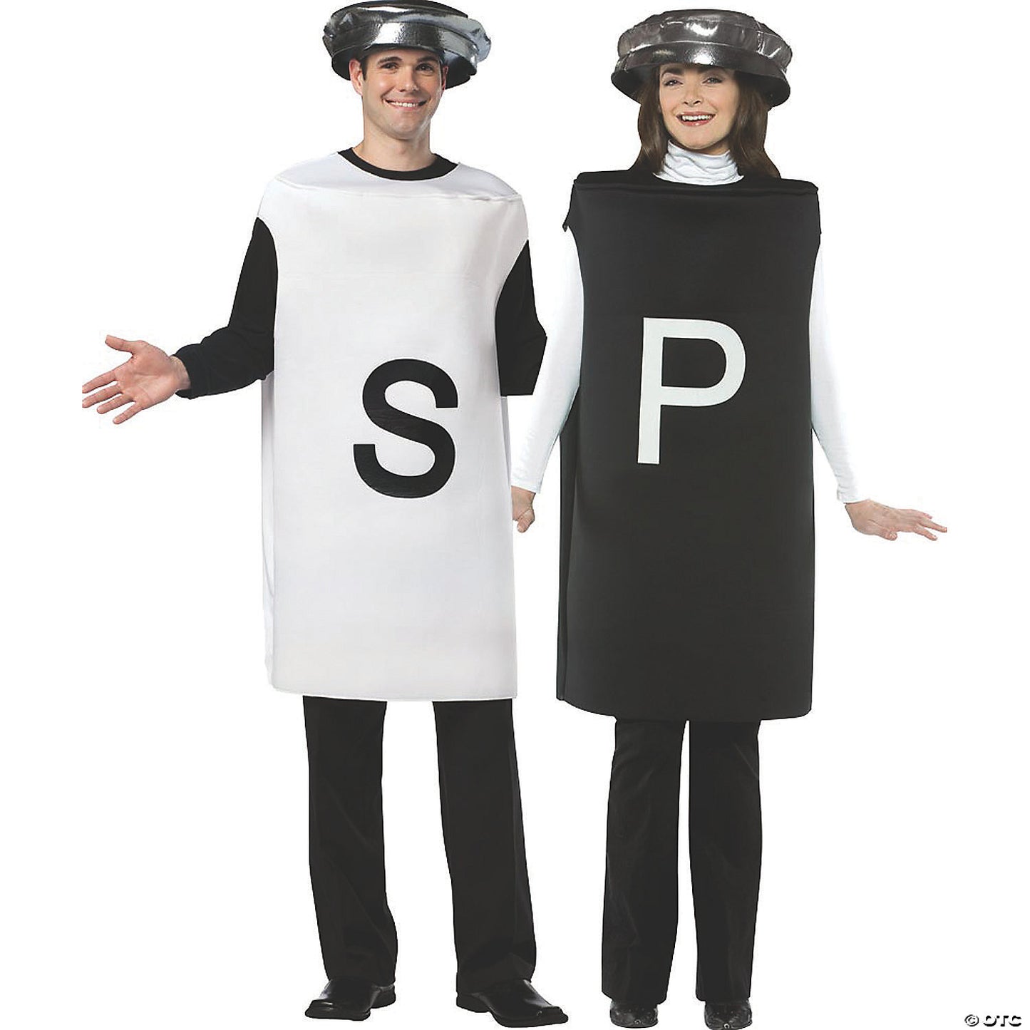 Adult Salt and Pepper Couple Costumes