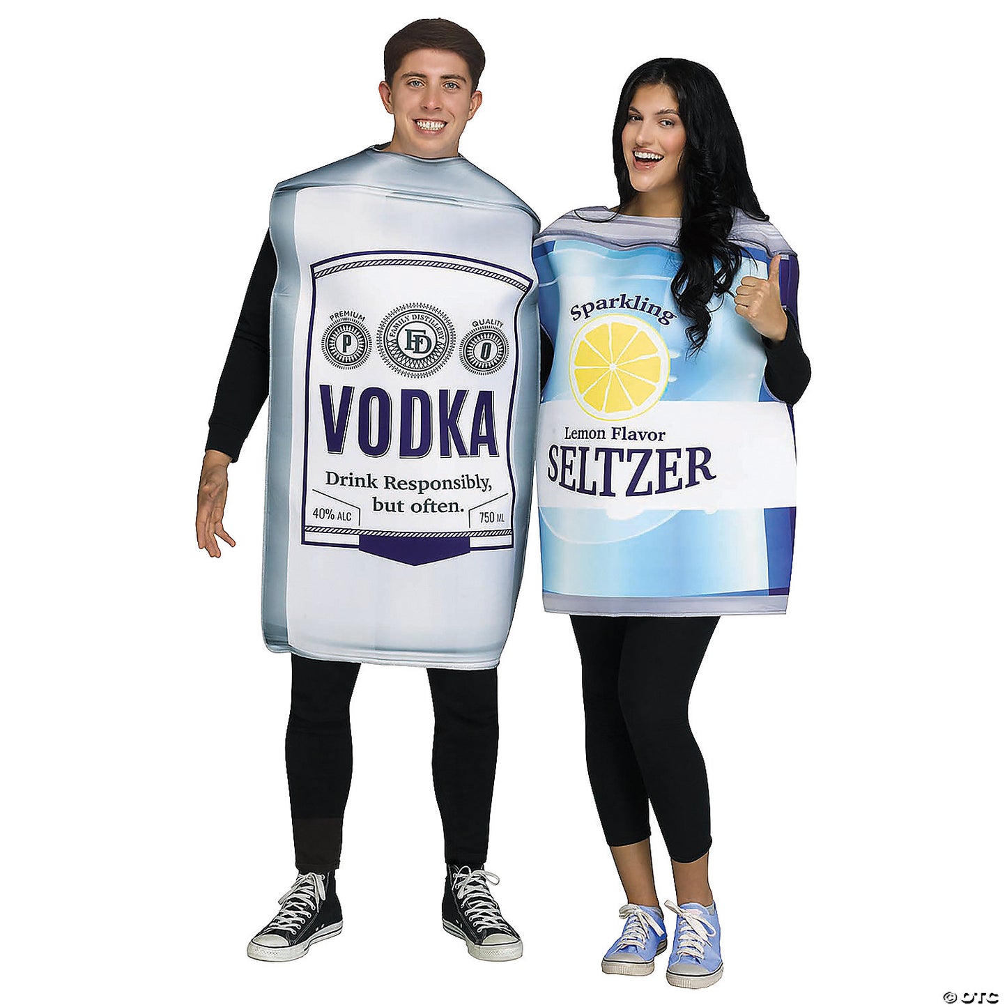 Adults Vodka & Soda Couples Costume