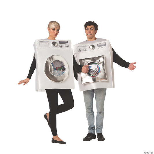 Adults Washer and Dryer Couple Costumes