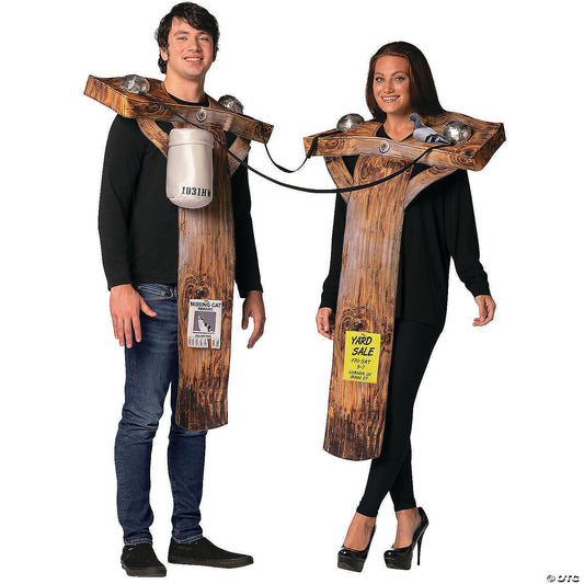 Electric Utility Poles Couples Costume