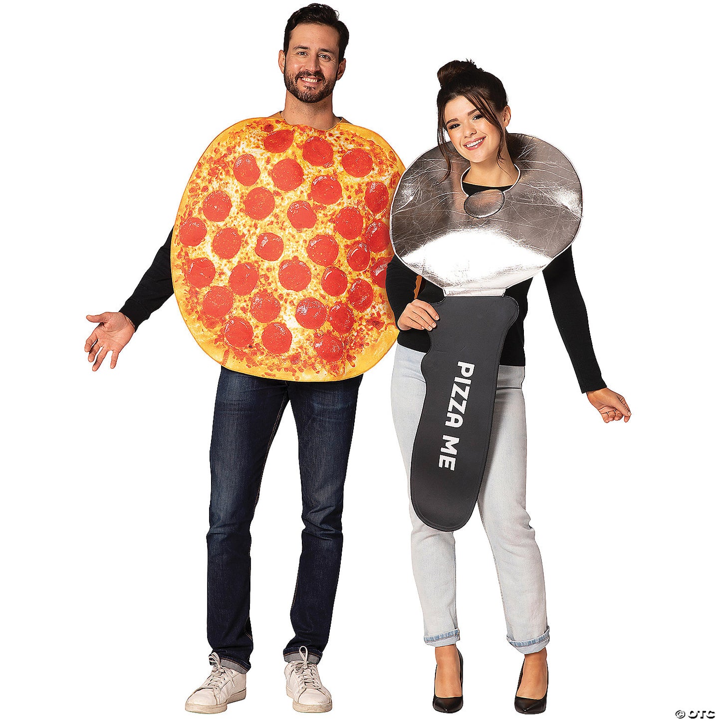 Pepperoni Pizza & Pizza Cutter Couples Costume